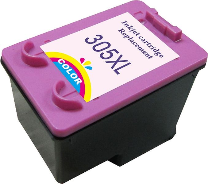 Vivid Colours Compatible HP 305 XL Tri-Colour ( High Yield ) Ink Cartridge