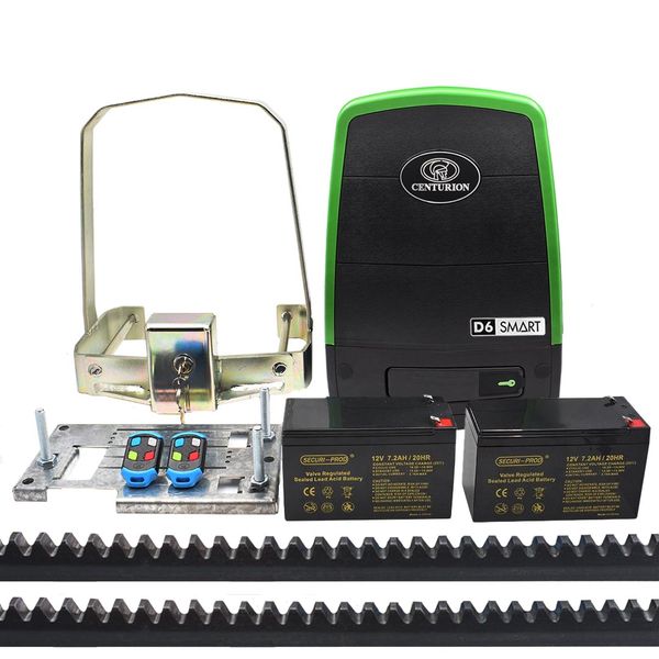 Centurion D6 SMART Kit with Steel Rack and Anti-Theft Bracket