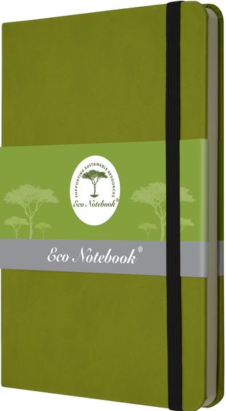 Eco Notebook, A5 - Lime Green