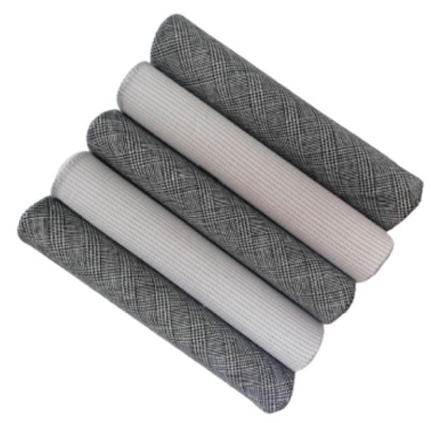 Handkerchief For Men 5 Pack Gift Star Black Grey image