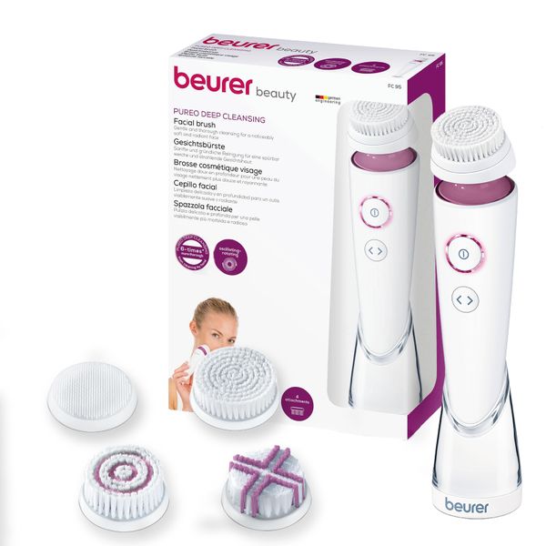 Beurer Germany Facial Brush FC 95 Deep Cleansing. Rechargeable. Waterproof