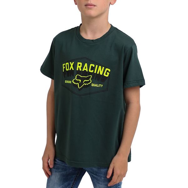Fox-Foundation Boys Ss Tee -Green Gabels