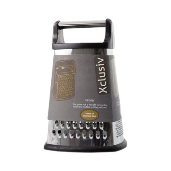 Grater 4-Way s/s Black Xclusiv