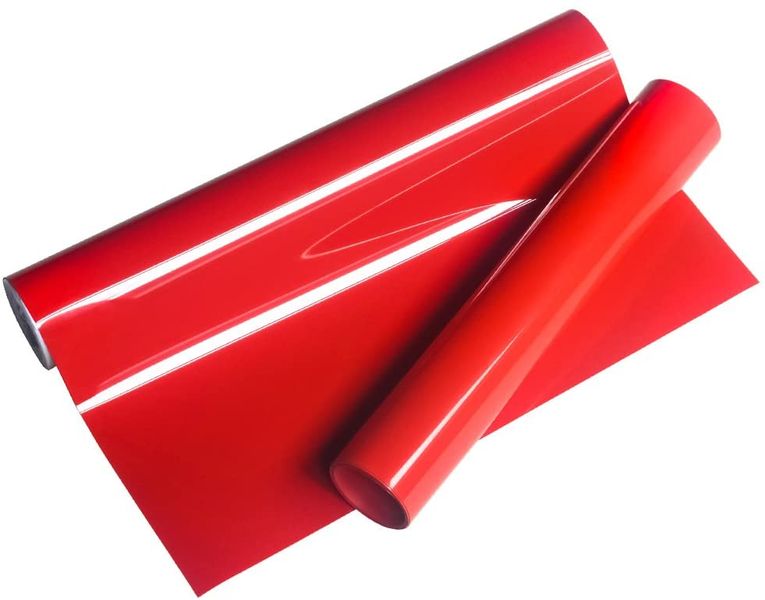 PU T-Shirt Transfer Vinyl - Plain Red 61cm x 2m