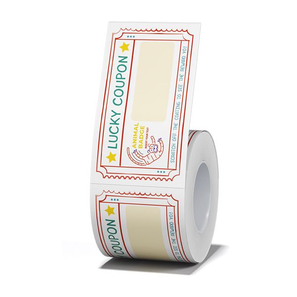 Niimbot - B1/B21 / B3S - selfmade scrach card - 115 Labels Per Roll