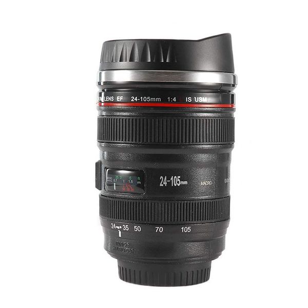 Camera Lens Coffee Mug with Lid IF-7