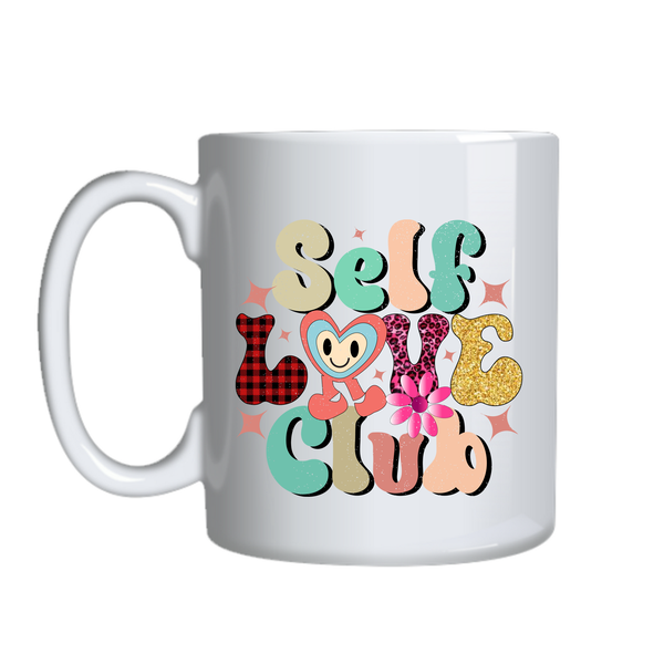 Self Love Coffee Mug Motivational Trendy Graphic Cup Birthday Present 012