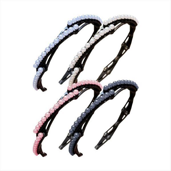 4 Pcs Retractable Pocket Headbands - Non Slip