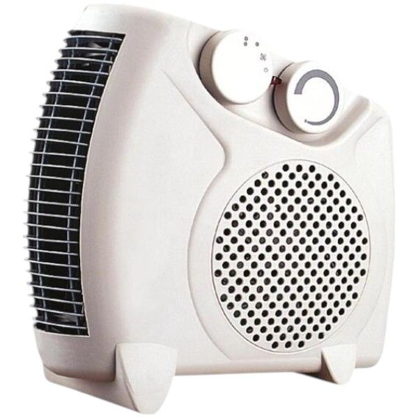 Logik White Fan Heater - Vertical/Horizontal Fan Heater