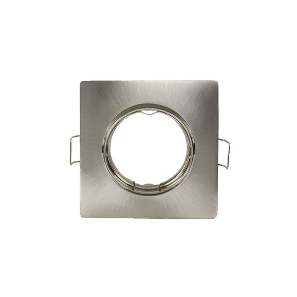 ACDC - Satin Nickel Square Downlight 82 x 82mm