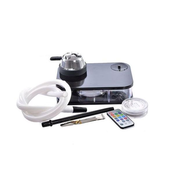 Hot Box Hookah Pipe - Black