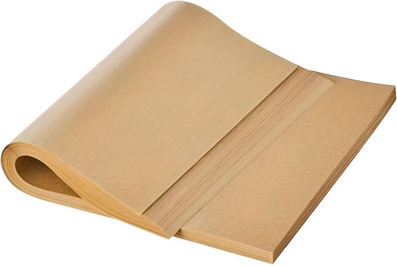 Small Precut Parchment Paper Baking Sheets - Brown - 200 Piece