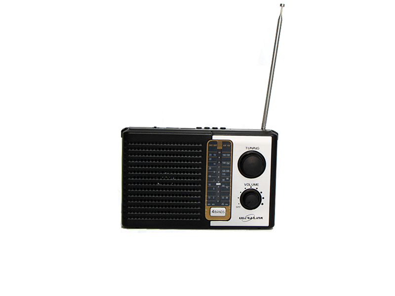 Ultra-Link Portable Retro AM/FM Radio-MP3 Playback-(0.5W)