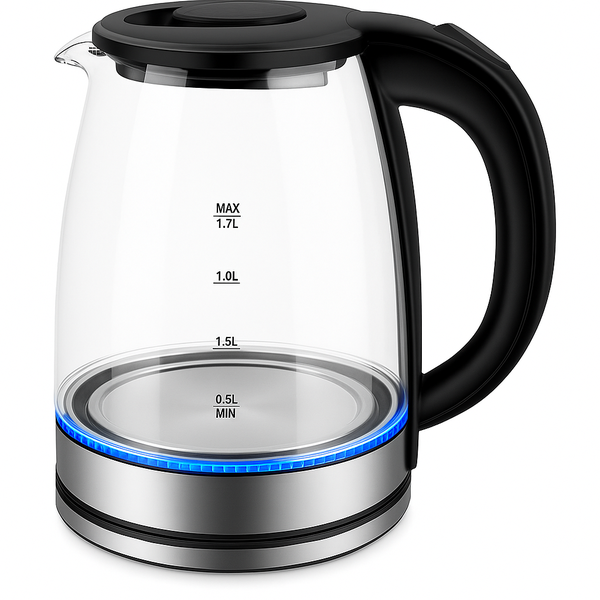Fast-Boil Kettle - Electric, Lightweight, Easy Clean