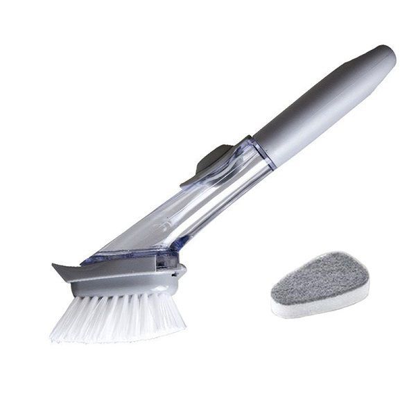 Kitchen Cleaning Brush with Automatic Liquid Tank