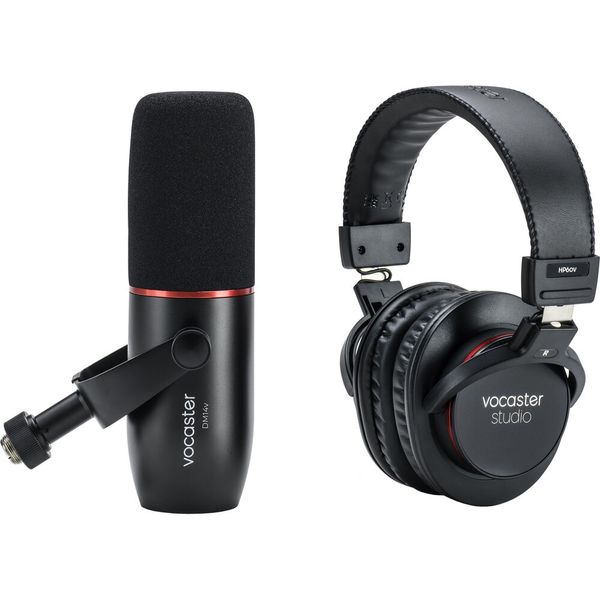 Focusrite Vocaster Broadcast Kit With DM14V Podcasting Mic &amp; Headphones