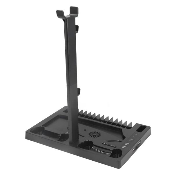 HBP-271 PS5 Pro Cooling Stand with Dual Silent Fans &amp; 2Controller Charging