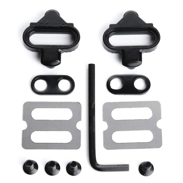 Fluir MTB Cleats for Shimano SM-SH51 with Backing Plates - Hardened Steel