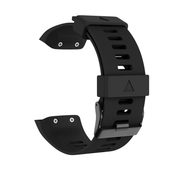 Silicone Replacement Band Compatible with Garmin Forerunner 35 - Black