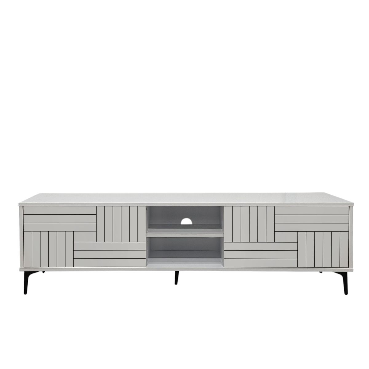 Leandra TV Stand White 160cm | Shop Today. Get it Tomorrow