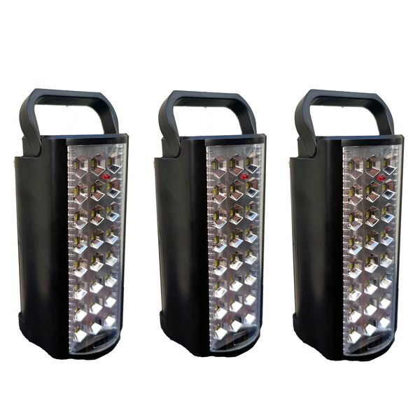Rechargeable LED Emergency Light(Catering For USB Charging For Phone)-3 PCs