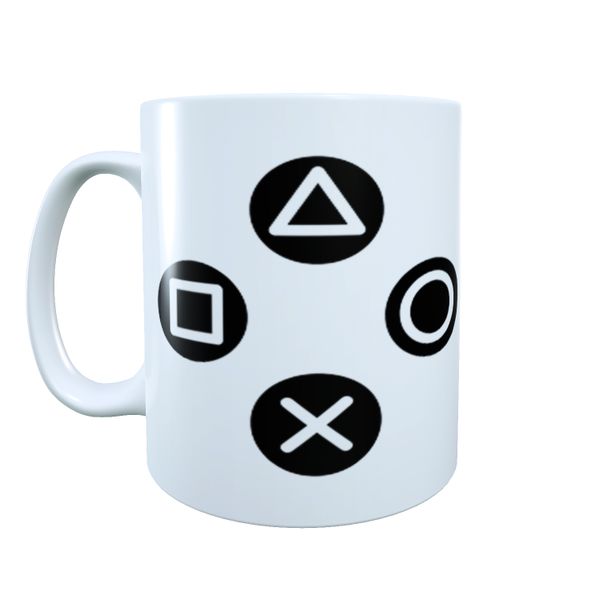 Playstation Controller Buttons Coffee Mug