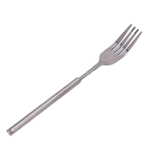 Extendable Stainless Steel Long Handle Fork For BBQ