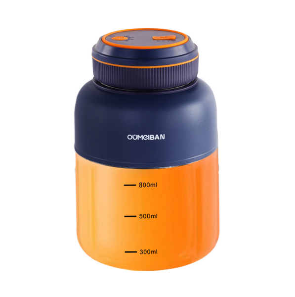 Portable Blender Cup - 800ml Wireless Electric Juicer for Smoothies,