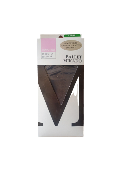Mikado Convertible Ballet Tights Black
