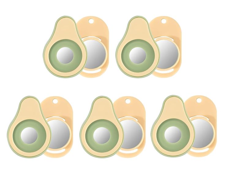 5 Pack Magnetic Remote Control Holder, Avocado Shape Organizer