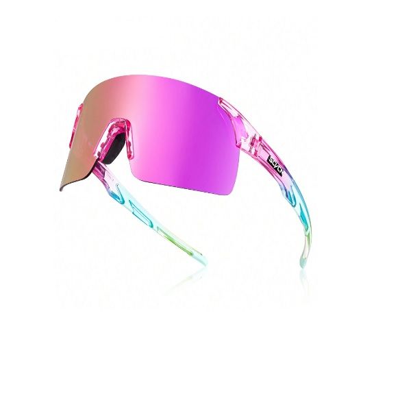 SCVCN Uv400 Anti-Glare Cycling Sunglasses - Pink