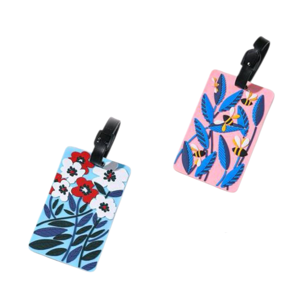 Floral Luggage Tag Set- 2 Pack