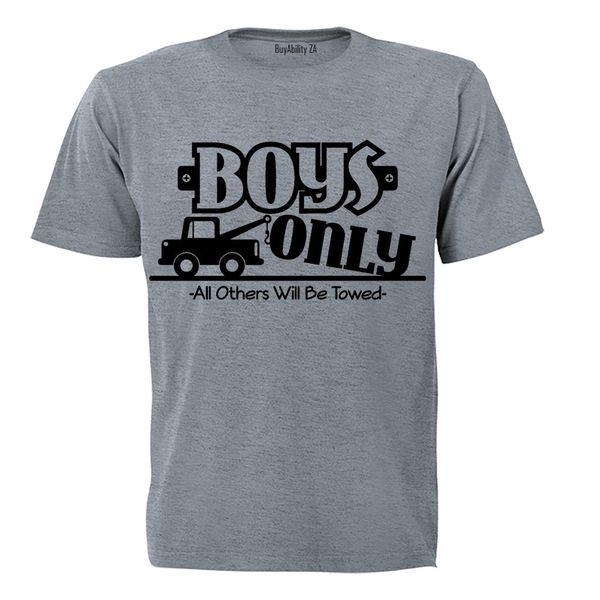 Boys Only! - Kids T-Shirt - White