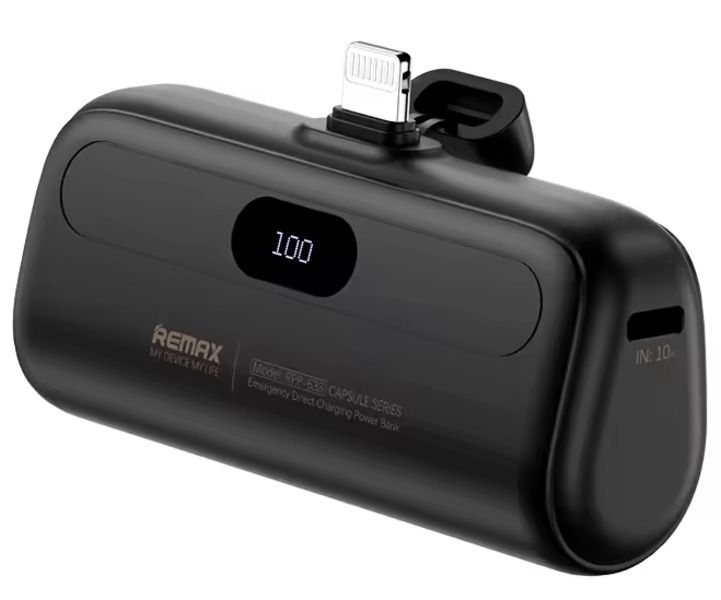 Remax Rechargeable iPhone Capsule Powerbank 5000mAh Fast Charging Compact