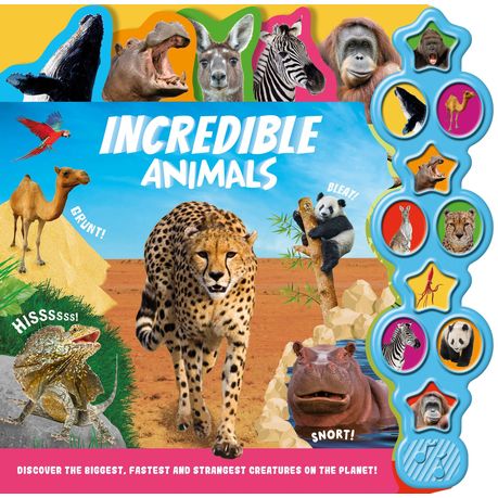 Incredible Animals: Interactive Children's Sound Book with 10 Buttons Image