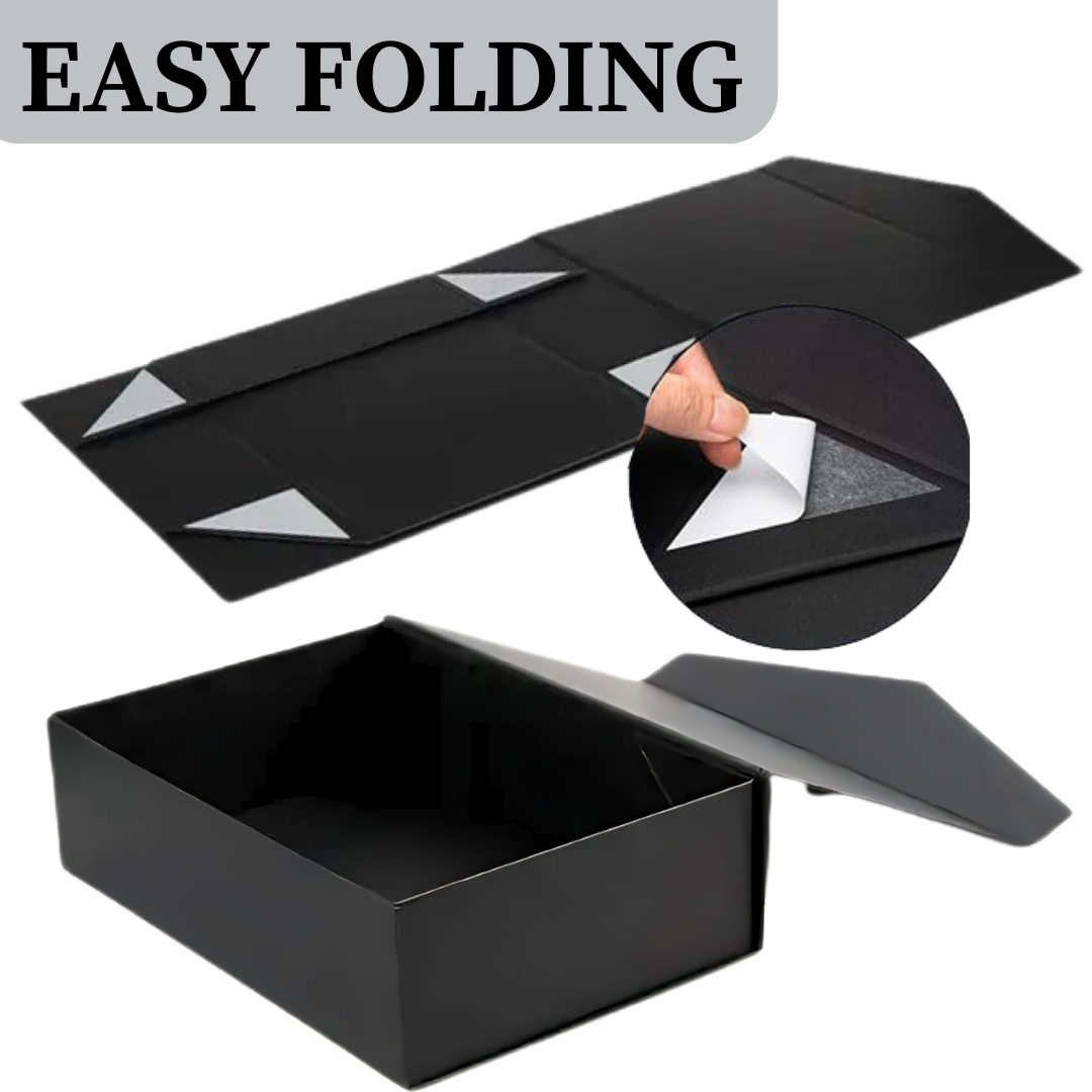 Pack of 2 - 33cm x 25cm x 10cm Magnetic Gift Box Foldable Boxes