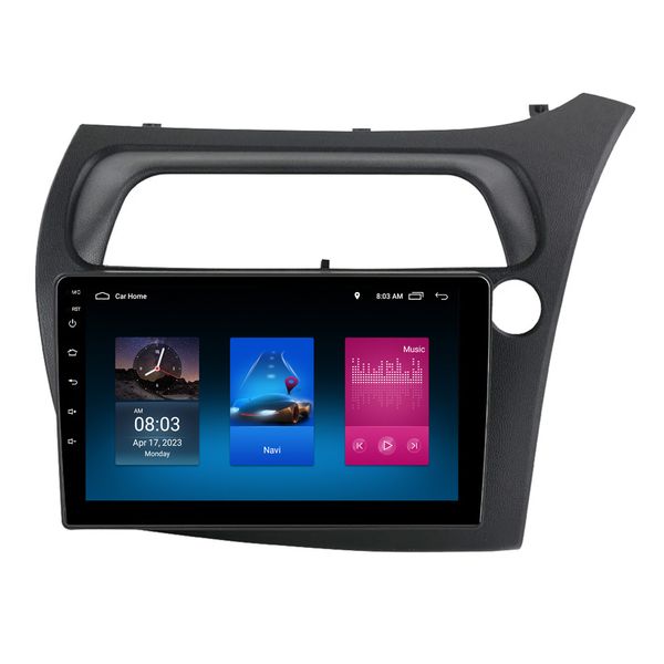 4G+64G Car Radio CarPlay GPS Compatible with Civic Hatchback 2006 - 2012