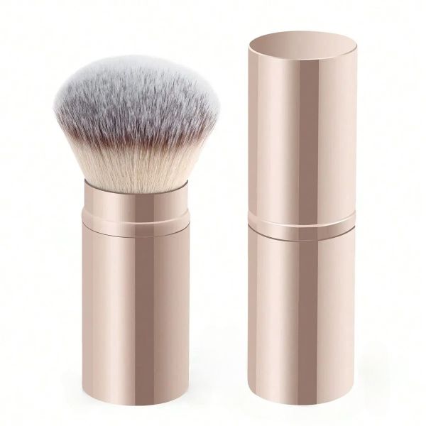 Professional Facial Round Head Retractable Brush, Makeup Brush, Blush Brush