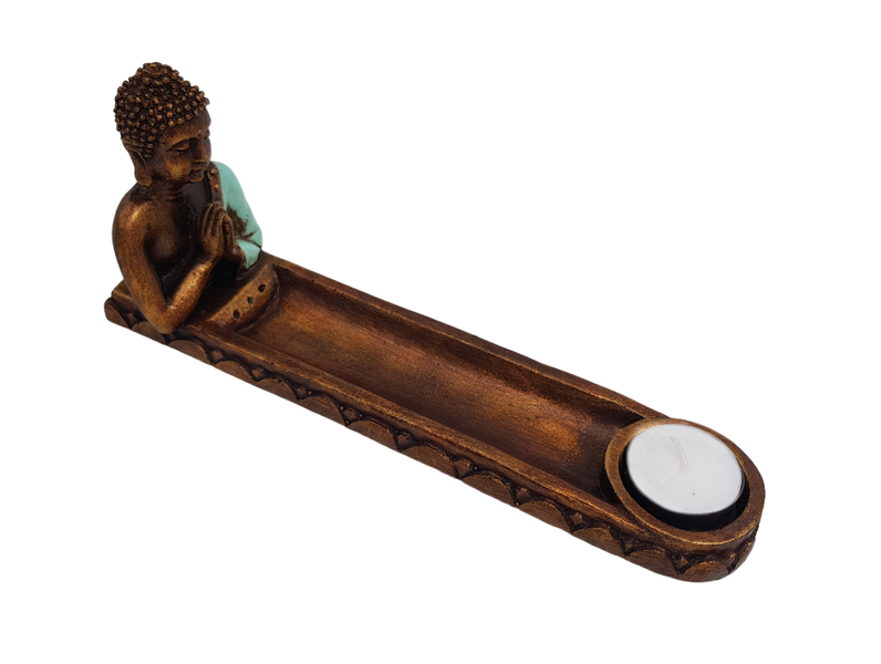 Praying Buddha Candle Incense Holder - 28cm