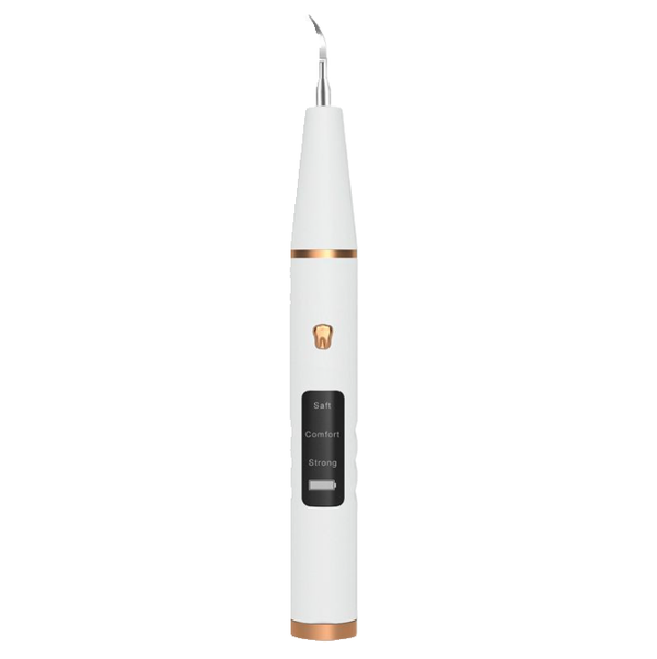 Dental cleaner, plaque remover, automatic LED light, stainless steel