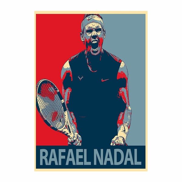 Rafael Nadal Pop Art Poster - A1