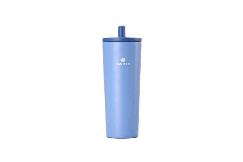 Santeco Escape Pro Flask with Stainless Steel Straw - Magic Blue (750ml)