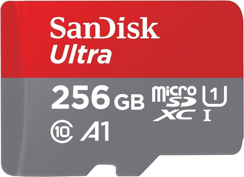 SanDisk Ultra 256GB Card Up to 150MB/s 4K UHD, High Speed TF Card