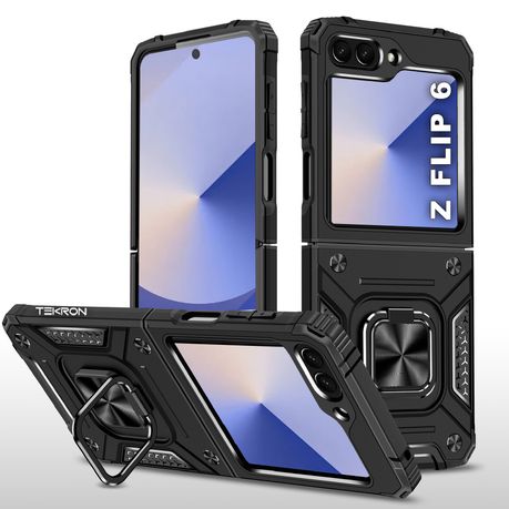 TEKRON Shockproof Kemeng Armor Kickstand Cover For Samsung Galaxy Z Flip 6 Image