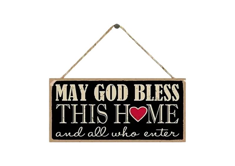 Wooden Welcome Wall Art - Brown