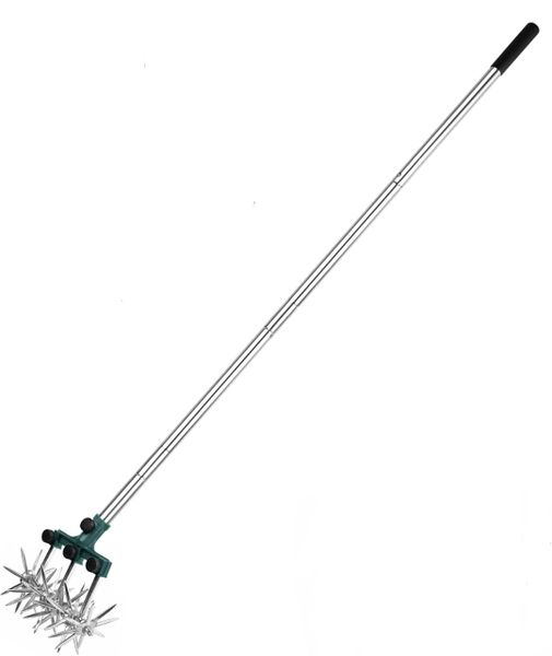Adjustable Stainless Steel Rotary Garden Tiller