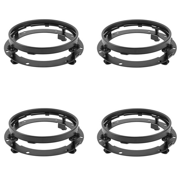 Set of 4 7 Inch LED Headlight Mounting Bracket