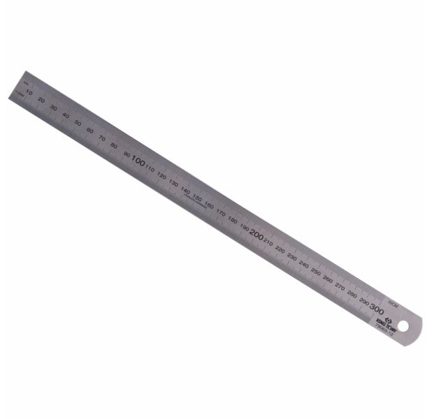 King Tony - Stainless Ruler 300Mm - 12 Pack