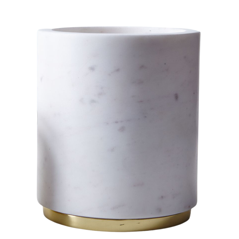 Marble and Brass Utensils Holder | Shop Today. Get it Tomorrow ...