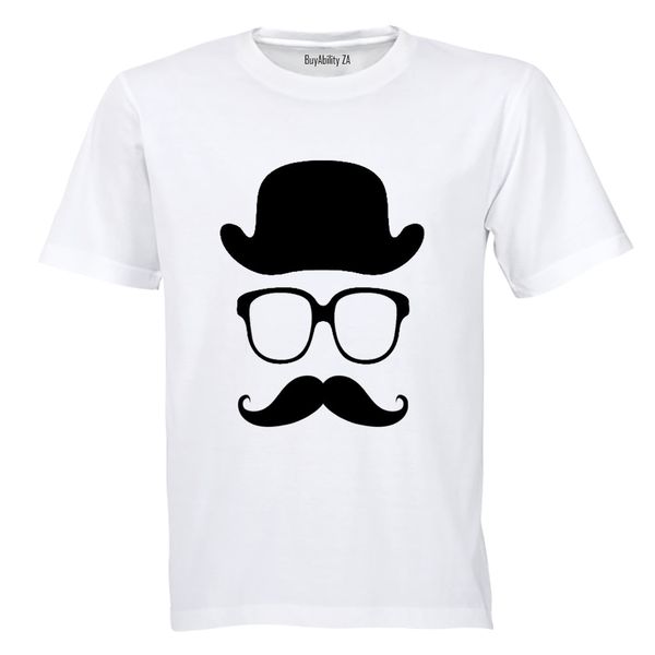Mr. Smart - Mens - T-Shirt - White
